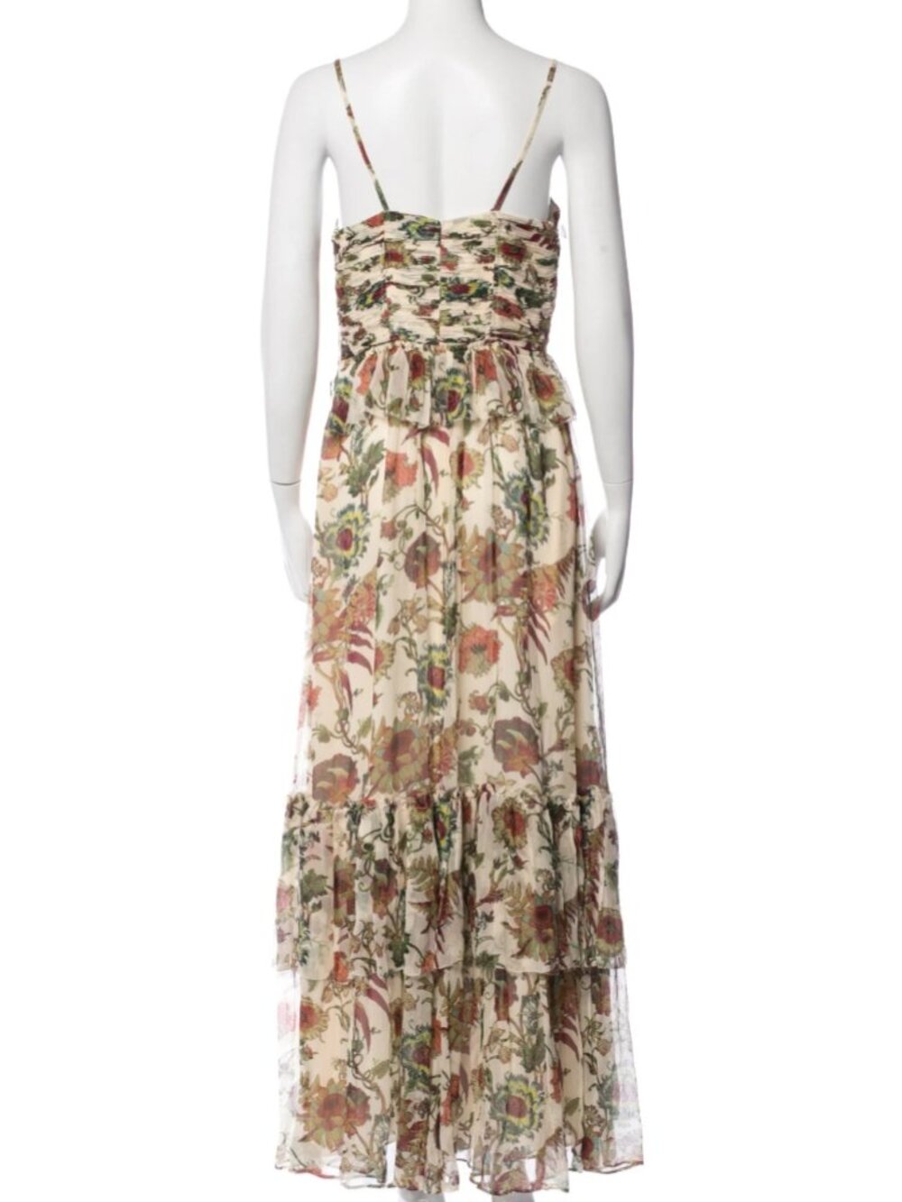 NWOT ULLA JOHNSON Colette Silk Maxi Gown Dress in Freesia M $1,190 - Picture 3 of 3